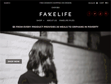 Tablet Screenshot of fakelife.org